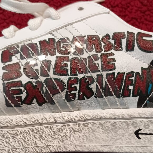 Adidas Shoes Labubu Artist Kasing Lung Disney Superstar Mickey Mouse Design - Picture 9 of 12